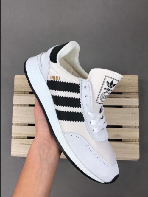 Adidas Iniki Blanco y Negro
