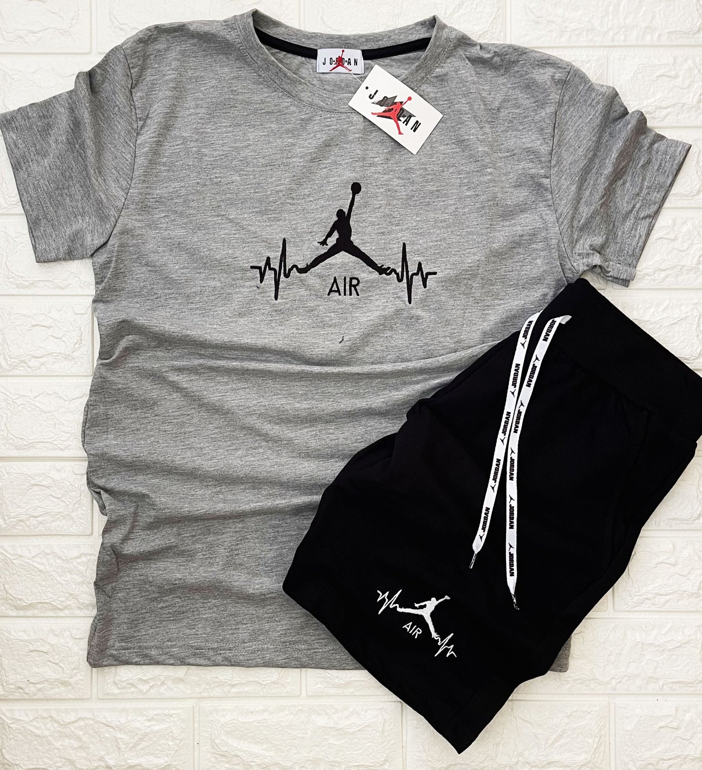 Chandal Jordan Bordado Gris
