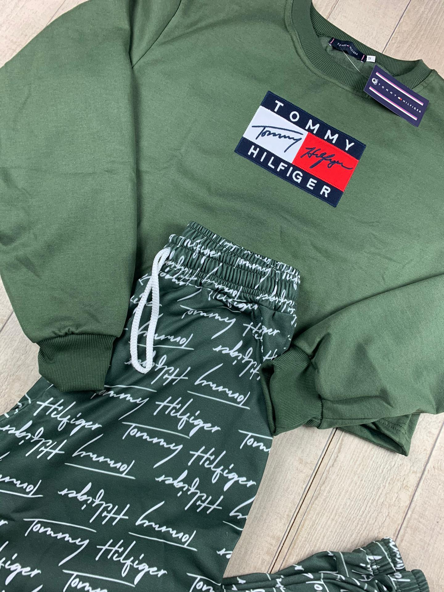 Conjunto Chándal Tommy Hilfiger en Verde