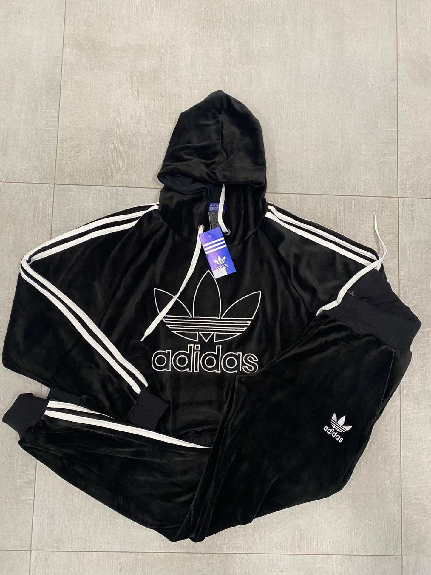 Chandal Adidas Negro Tipo Pelo
