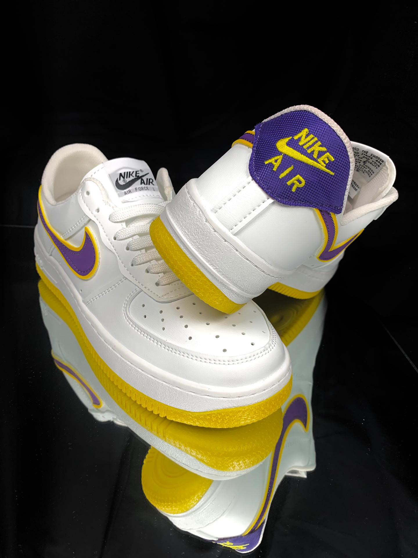 NIKE AIR FORCE x NBA LOS ANGELES LAKERS