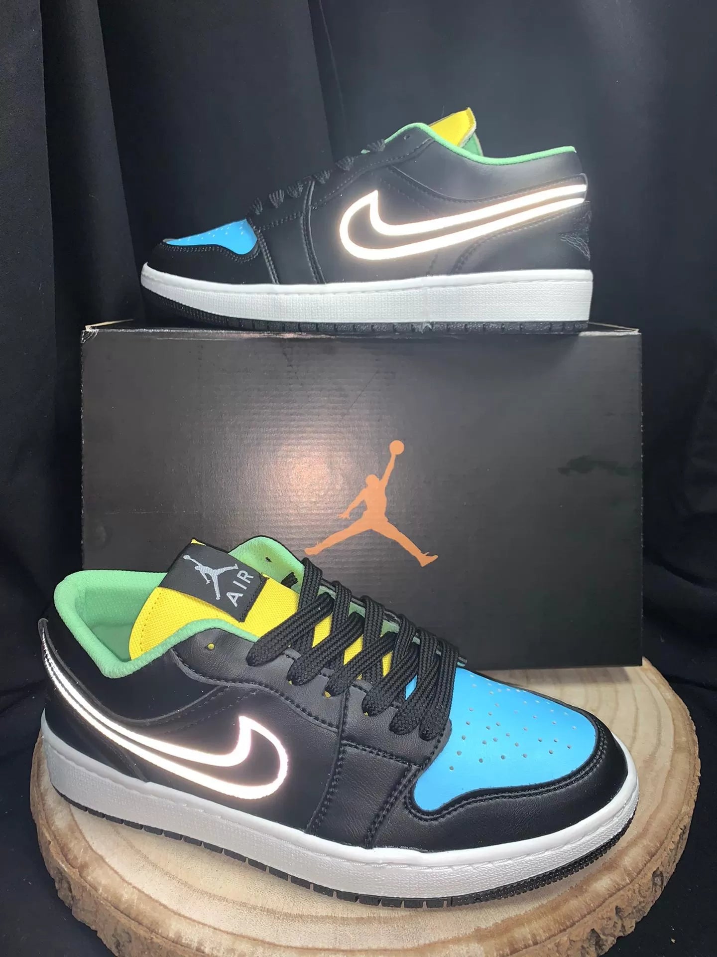 Air jordan 1 Retro Negras y azules