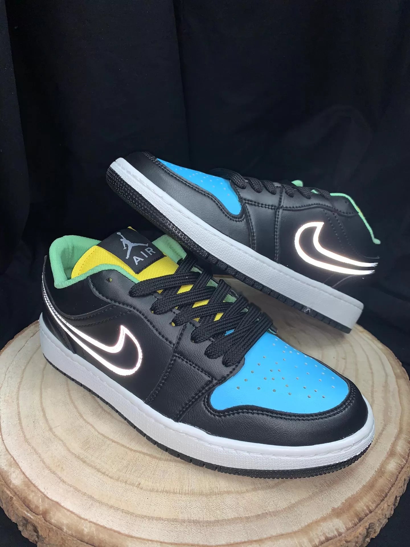 Air jordan 1 Retro Negras y azules
