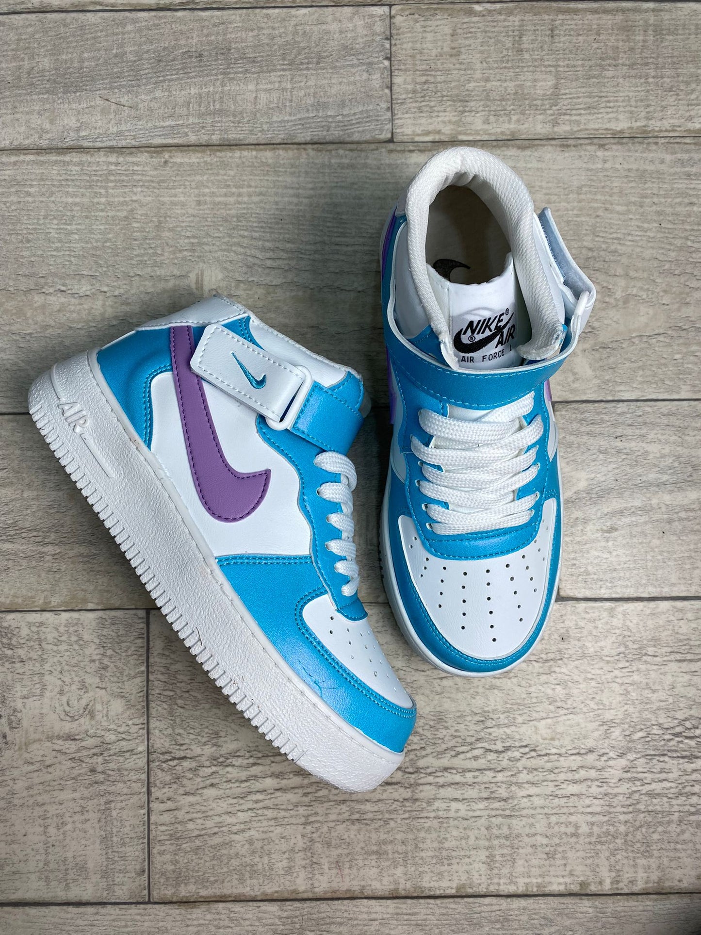 Nike Air force bota purple/blue