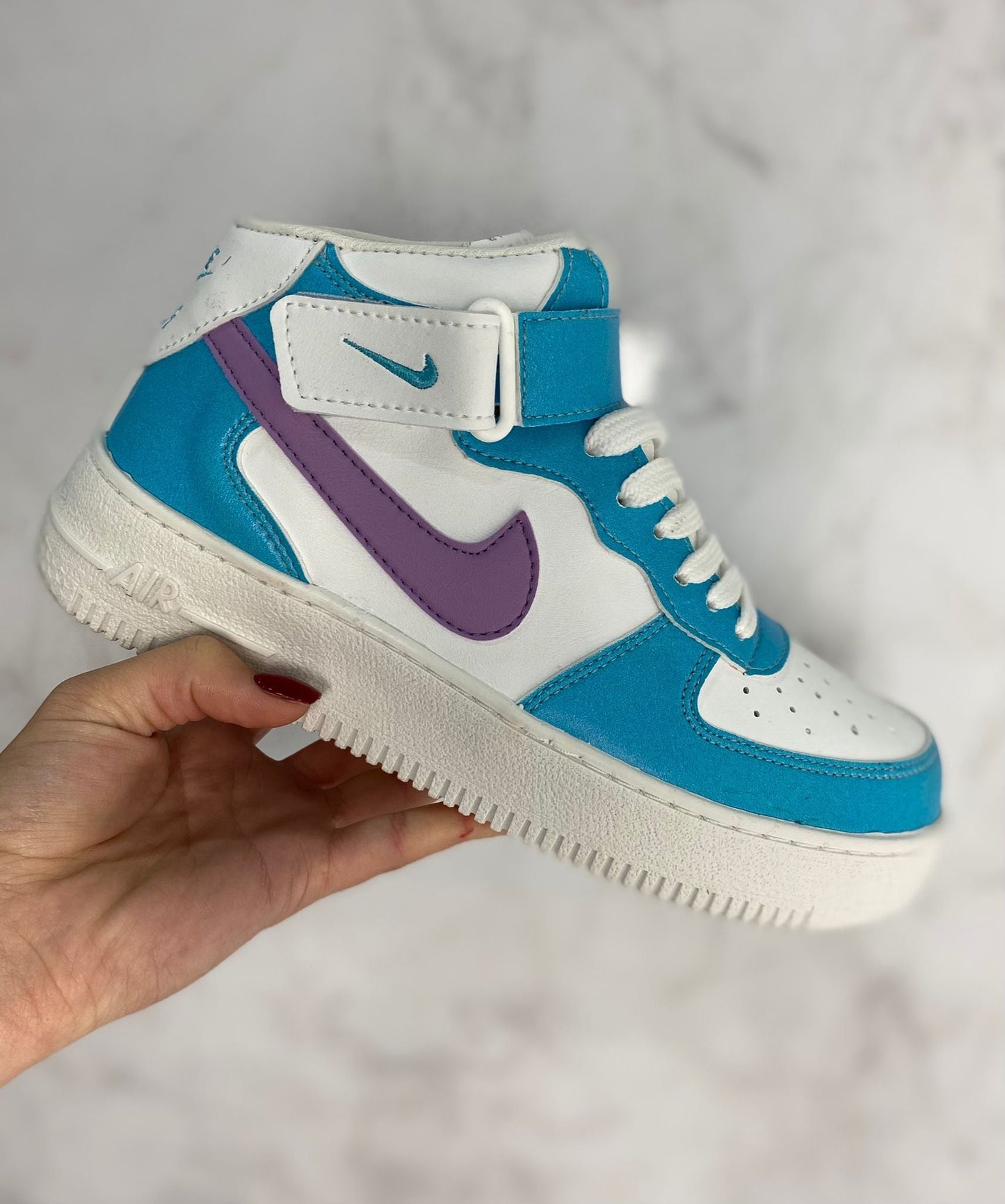 Nike Air force bota purple/blue