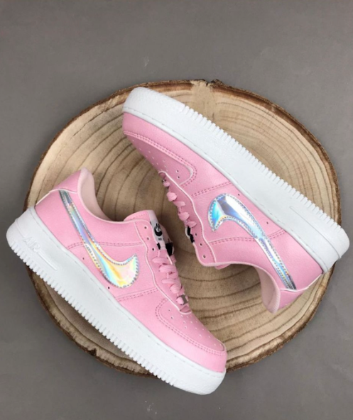 Air Force Rosa Logo Reflectante