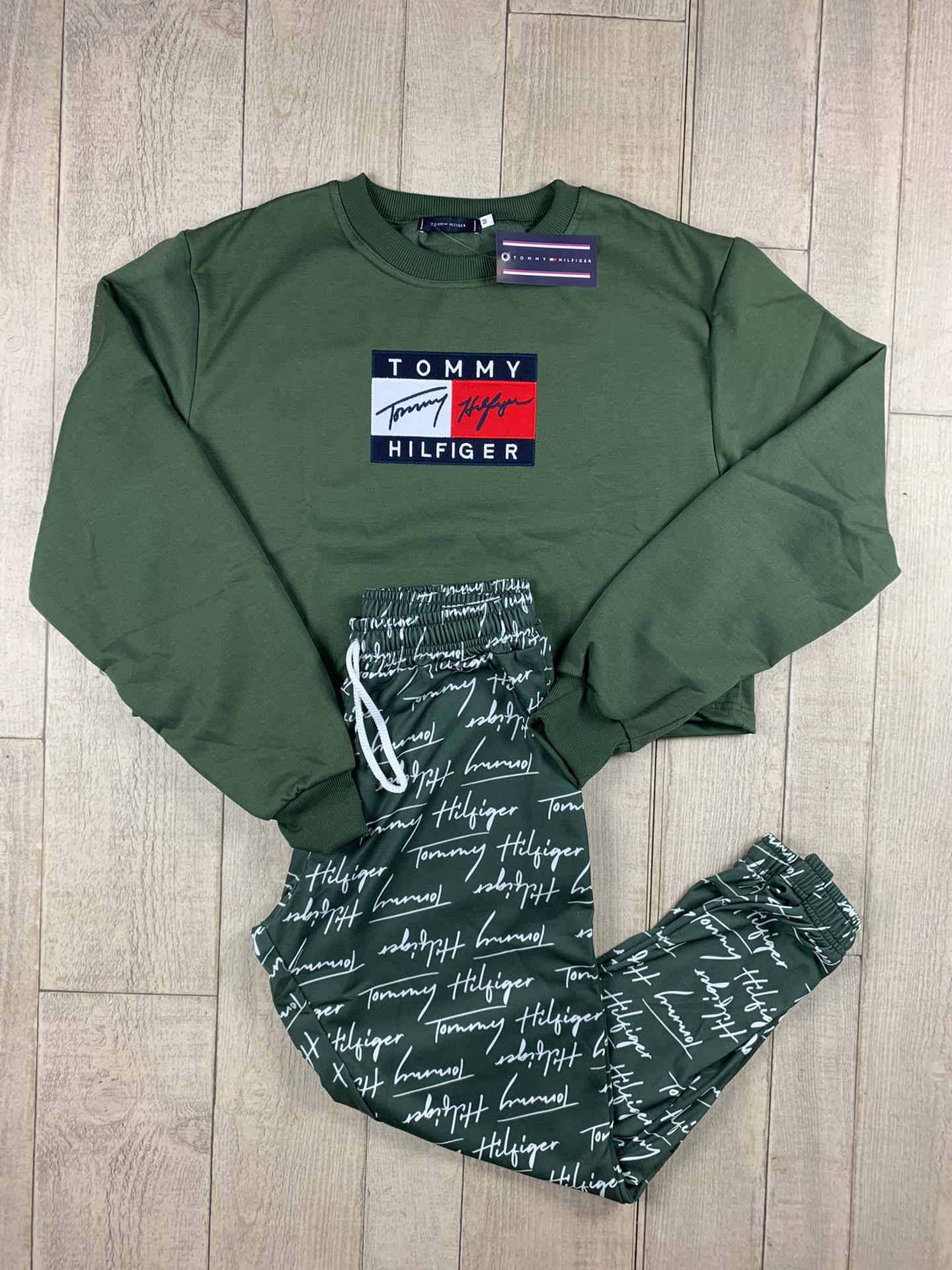 Conjunto Chándal Tommy Hilfiger en Verde