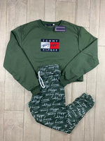 Conjunto Chándal Tommy Hilfiger en Verde