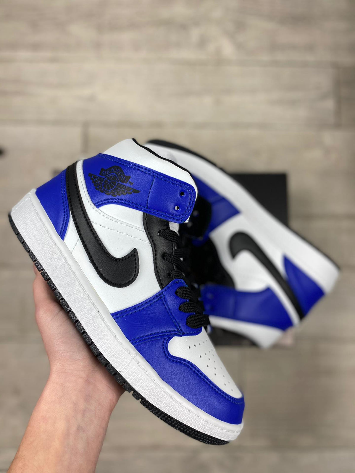 Jordan 1 Azul NIKE AIR JORDAN 1 MID AZULES – Zapasfullesp