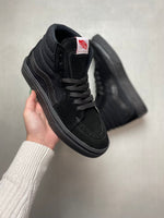 Vans altas negras