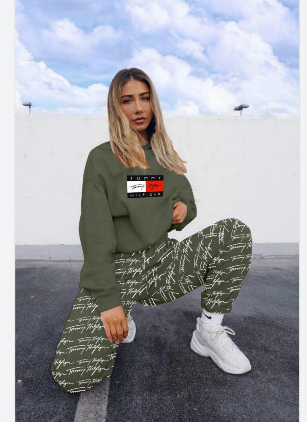 Conjunto Chándal Tommy Hilfiger en Verde